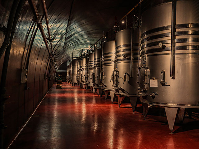 Steel wine tanks