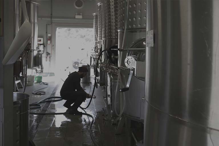 Moon Curser Winery Vats